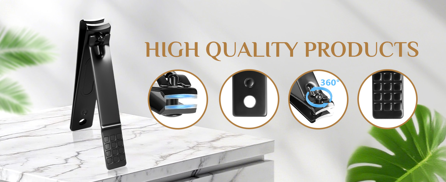 Manicure Set Professional Nail Clipper Kit-26 Pieces Stainless Steel Manicure Kit,Nail Care Tools with Luxurious Travel Case (Brown)