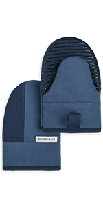 KitchenAid Beacon Two-Tone Non-Slip Pot Holder Set, Pistachio/Graphite Green, 7