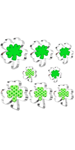 Crethinkaty 3 Pieces Egg Cookie Cutter Set for Baking Easter Egg Shape with Soft PVC Edge Cookie/Pastry/Biscuit Cutter for Holiday