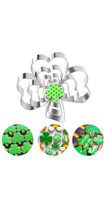 Crethinkaty 3 Pieces Egg Cookie Cutter Set for Baking Easter Egg Shape with Soft PVC Edge Cookie/Pastry/Biscuit Cutter for Holiday