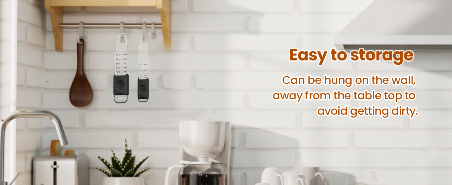 Professional Adjustable Measuring Spoons Set of 2#2258, Fits in Spice Jars, Teaspoon Measuring Spoons 9 in 1 for Dry and Liquid, BPA- free & Dishwasher Safe