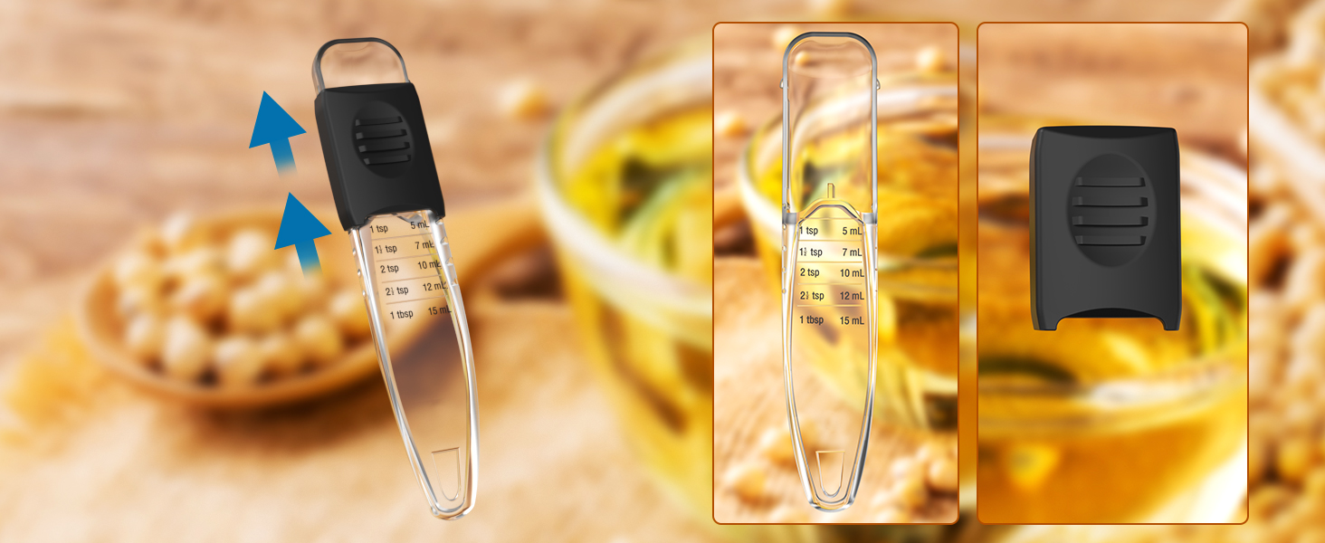 Professional Adjustable Measuring Spoons Set of 2#2258, Fits in Spice Jars, Teaspoon Measuring Spoons 9 in 1 for Dry and Liquid, BPA- free & Dishwasher Safe