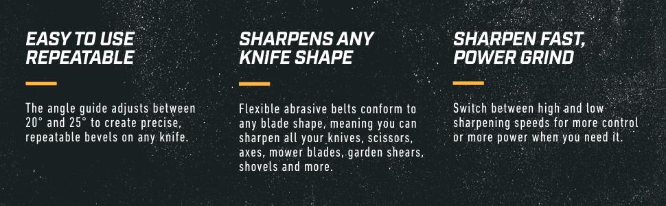 Work Sharp Knife & Tool Sharpener Mk.2 + Replacement Belt Kit