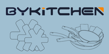 BYKITCHEN Pan and Pot Protectors, Larger & Thicker Pan Protectors with Stars, Set of 6 and 3 Different Sizes, Pot Protectors for Stacking and Protecting Your Cookware