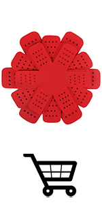 BYKITCHEN Pan and Pot Protectors, Larger & Thicker Pan Protectors with Stars, Set of 6 and 3 Different Sizes, Pot Protectors for Stacking and Protecting Your Cookware