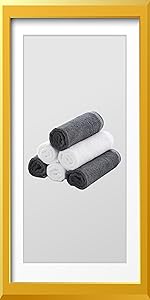 Kitchen Washcloths 12 Pack, 10x14 Inch Small Dish Cloth for Washing Dishes, Lint Free Fast Dry Reusable Cleaning Cloth, Ultra Soft & Scratch Free Waffle Dish Rag, Easy to Rinse Multicolor Dishcloth