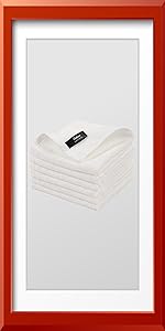 Kitchen Washcloths 12 Pack, 10x14 Inch Small Dish Cloth for Washing Dishes, Lint Free Fast Dry Reusable Cleaning Cloth, Ultra Soft & Scratch Free Waffle Dish Rag, Easy to Rinse Multicolor Dishcloth