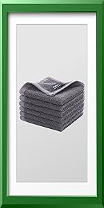 Kitchen Washcloths 12 Pack, 10x14 Inch Small Dish Cloth for Washing Dishes, Lint Free Fast Dry Reusable Cleaning Cloth, Ultra Soft & Scratch Free Waffle Dish Rag, Easy to Rinse Multicolor Dishcloth