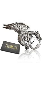 Dragon Bottle Opener Gothic Dragon Style Metal Beer Bartender Bottle Opener for Men Dad Boyfriend Gift Bar Party Game