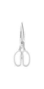 Kitchen Shears Heavy Duty Poultry Shears Meat Cutting Dishwasher Safe and Stainless Food Kitchen Scissors for Chicken Turkey Thanksgiving,Burgundy