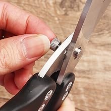 Kitchen Shears Heavy Duty Poultry Shears Meat Cutting Dishwasher Safe and Stainless Food Kitchen Scissors for Chicken Turkey Thanksgiving,Burgundy