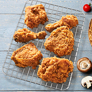 Small Baking Cooling Rack Set of 2, E-far Stainless Steel Toaster Oven Rack for Cooking Roasting Grilling Meat, 8.6” x 6.2” Metal Bakeable Wire Racks for Cookie Cake Bacon - Dishwasher Safe