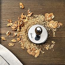 Meat Pounder Tenderizer - Solid Cast Stainless Steel Round Chicken Flattener Tool - Works Great As A Smash Burger Press - Dishwasher Safe