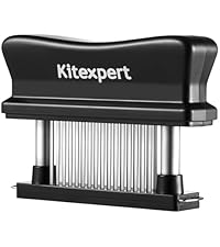 KITEXPERT Meat Tenderizer Hammer with Comfortable-Grip Handle, Dual-side Mallet for Kitchen, Heavy Duty Pounder For Tenderizing Steak, Beef and Fish