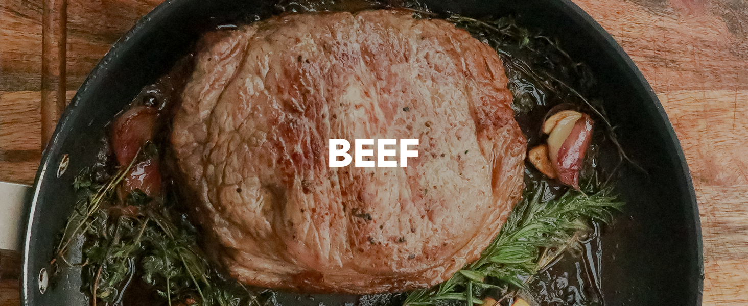 KITEXPERT Meat Tenderizer Hammer with Comfortable-Grip Handle, Dual-side Mallet for Kitchen, Heavy Duty Pounder For Tenderizing Steak, Beef and Fish