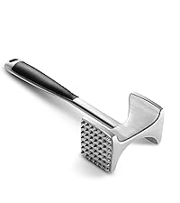 KITEXPERT Meat Tenderizer Hammer with Comfortable-Grip Handle, Dual-side Mallet for Kitchen, Heavy Duty Pounder For Tenderizing Steak, Beef and Fish