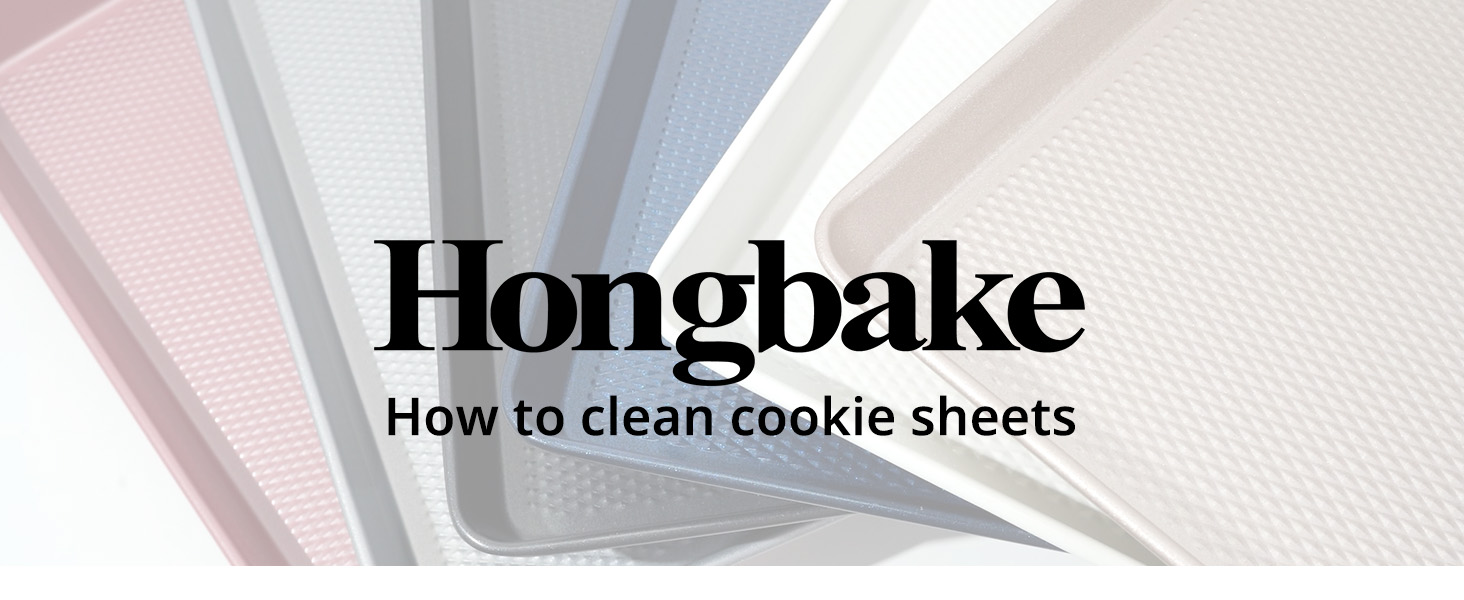 HONGBAKE Baking Sheet Pan Set of 3, Cookie Sheets for Oven, Nonstick Half/Quarter/Jelly Roll Pans with Diamond Texture Pattern, 0.8mm Thick Heavy Duty Cookie Tray, Champagne Gold