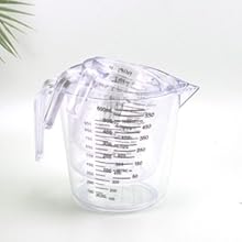 Measuring Cups Set, Liquid Measuring Cups For 3 For Kitchen - BPA Free Plastic Set with Spout Multiple Measurement Scales (Clear)