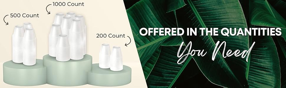 [300 Count - 1 oz.] Perfect Stix Disposable Graduated Plastic Medicine Cups - For Mixed Pills, Medication Measuring, Resin Mixing, Mouthwash