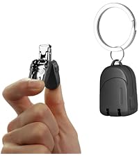 Nail Clippers for Natural Finger Nails Ultra Thin Mini Travel Portable Folding Wide Jaw Cutter with Glass Nail File Curved Trimmer for Fingernail Toenail, with Keychain(X021DB-S)