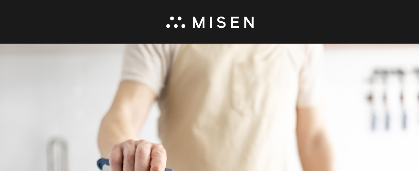 Misen Kitchen Tongs - Dishwasher Safe, Heavy Duty - Precision Silicone-Tipped Grilling Tool - Heat Resistant, Nonstick Safe - Perfect for Serving and Air Frying- 13 Inch | Blue