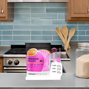 Disposable Measuring Spoons, Fits in Jar, Good for Formula, Coffee, Pet Food (15 ml - 1 Tablespoon - 20 Pack)