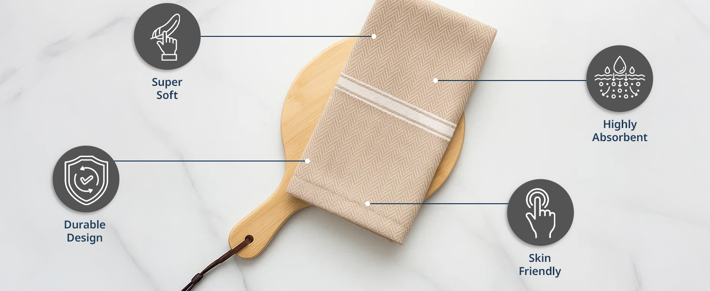 LANE LINEN Kitchen Towel Set- 12 Pack 14