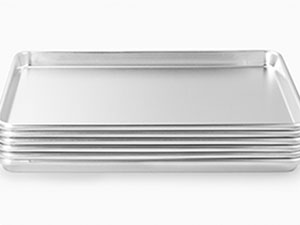 6 Pack Full Size Baking Sheet Pan Aluminum Commercial Pan for Oven Freezer Bakery Hotel Restaurant 26