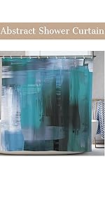 Modern Art Placemats Set of 4 Blue and Grey Abstract Painting Place Mats Washable Linen Placemat for Kitchen Dining Table Home Party Dinner Decor 18x12 Inches