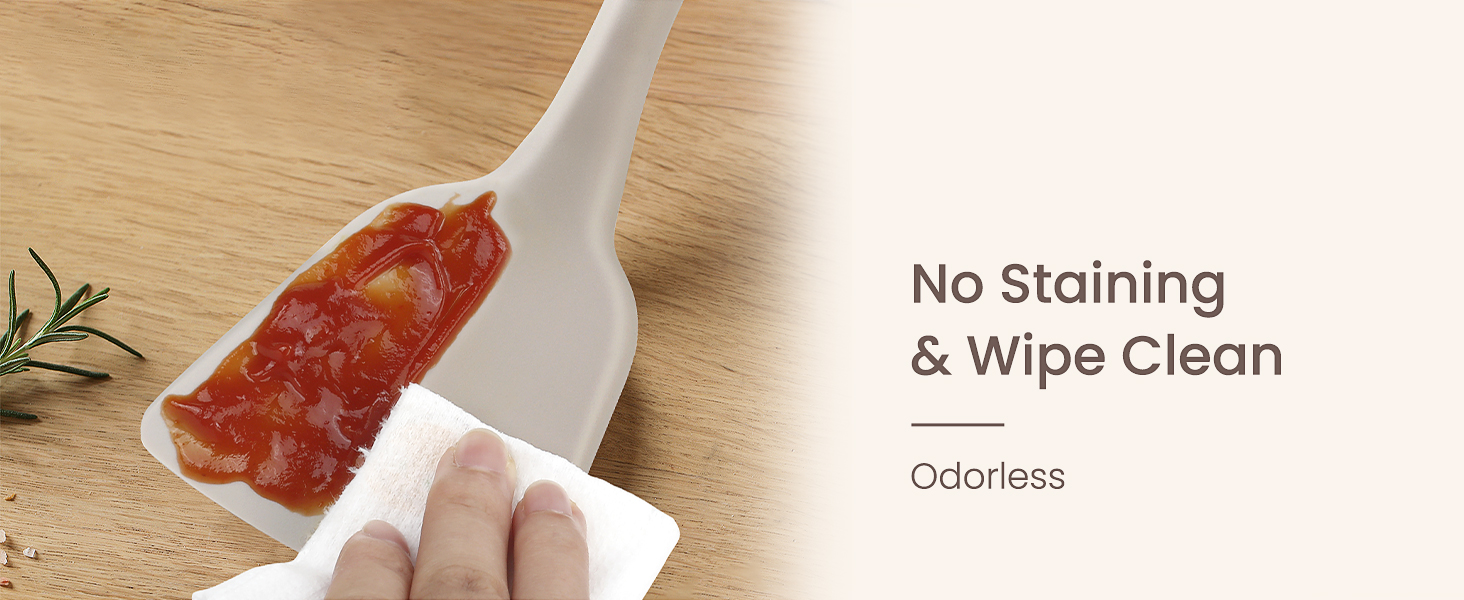 26 Pcs Silicone Cooking Utensils Set with Holder, NCUE BPA Free Kitchen Utensils Set for Cooking, 446°F Spatulas Silicone Heat Resistant Wooden Handle Spoon Tongs Non-stick Kitchen Gadgets (Khaki)