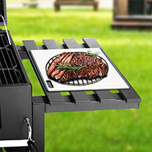 JY COOKMENT Cooling Roasting Rack with Integrated Feet, Enameled Coating, PTFE Free, Great for Cooking, Drying, Grilling, Dishwasher Safe (10inch*6.5inch)