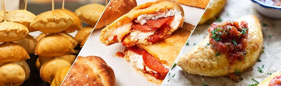 Empanadas Press Maker, Dumpling Maker Mold Set With Dough Cutter, Dumpling Mold Set (L/4