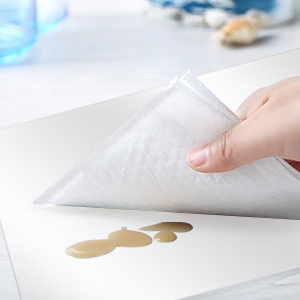 Tecmisse 30 PCS Plastic Placemat Heat Resistant Washable Table Mats, Clear Placemats for Table, Dining, Kitchen, Crafting and Shelf Liner, 17 x 11 Inch