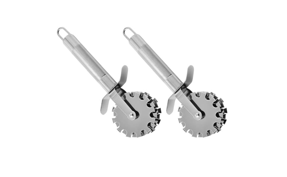 Stainless Steel 5-Wheel Meat Tenderizer Roller for Efficient Steak Chicken Pork Tenderizing Kitchen Tool 7.6 Inch Meat Flattener