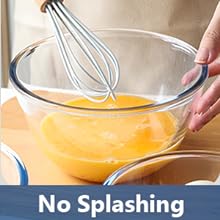 WhiteRhino Glass Mixing Bowls Glass Bowls with Lids Set(4.5QT,2.7QT, 1.1QT),Large Salad Bowls,glass mixing bowl Space-Saving Nesting Storage bowls for Cooking,Baking,Prepping,Dishwasher Safe