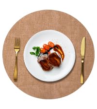 Maxpearl Faux Leather Placemats Set of 6 - Waterproof - Wipe Clean - Heat Resistant - Anti Slip Dining Table Place Mats, Suitable for Indoor & Outdoor Use, 17’’×12’’, Grey