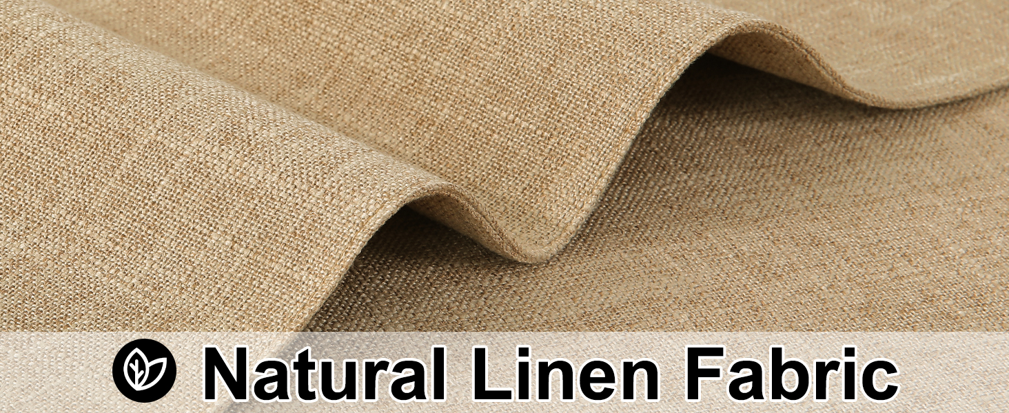 homing Cotton Linen Placemats Set of 6, Cloth Washable Farmhouse Dining Table Mats for Indoor, Outdoor, Easter, Easy to Clean, Linen, 13 x 19 Inch