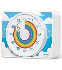 VOCOO Digital Kitchen Timer - Magnetic Countdown Countup Timer with Large LED Display Volume Adjustable, Easy for Cooking and for Seniors and Kids to Use (Space Grey)