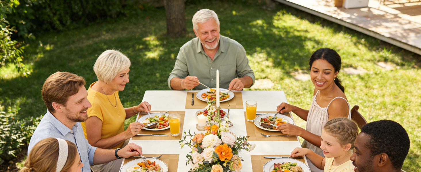Trophable Placemats Set of 6, Table Placemats Heat Resistant Woven Placemats Washable PVC Place Mats Woven Vinyl Placemats Non-Slip Stain Resistant Kitchen Table Placemats Easy to Clean…