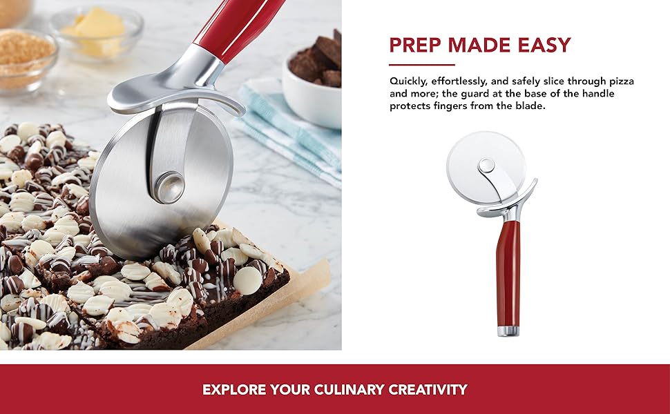 KitchenAid Pizza Wheel and Ice Cream Scoop Bundle