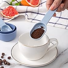 COOK WITH COLOR Measuring Cup Set - 9 PC. Nesting Stackable Liquid Measure Cup, Dry Measuring Cups and Spoons with Funnel and Scraper (Pastel)