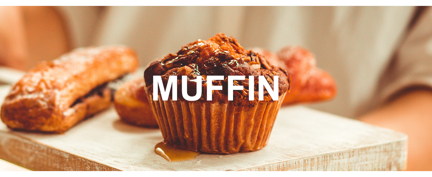 HONGBAKE Muffin Pan for Baking, Nonstick Cupcake Tin 12 Cup, 2 Pack Cup Cake Tray, Premium Cheesecake Pans, Dishwasher Safe - Dark Grey