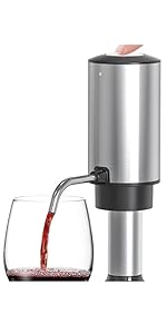 Electric Wine Aerator, CorporateGiftPro Electric Wine Decanter, Wine Dispenser, Wine Pourer, Wine Accessories Sprout Pourer and Wine Gifts for Wine Lovers