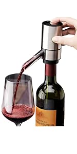 Electric Wine Aerator, CorporateGiftPro Electric Wine Decanter, Wine Dispenser, Wine Pourer, Wine Accessories Sprout Pourer and Wine Gifts for Wine Lovers