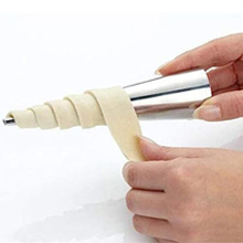 RoseFlower 30pcs Non-Stick Cream Horn Cones Tubes Stainless Steel Conical Croissant Pastry Baking Moulds Set, Cannoli Form Roll Mold Corner Shaper for Christmas Anniversary and Daily Use #1