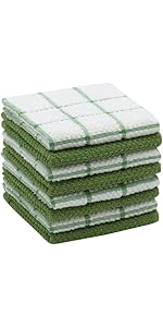 Microfiber Cleaning Cloth Lint Free Cleaning Rags, 10 Pack Fast Drying Dish Rags for Cleaning, Super Absorbent Kitchen Dish Cloths for Wash Dishes,12 in x 12 in, Mix Color