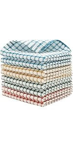 Microfiber Cleaning Cloth Lint Free Cleaning Rags, 10 Pack Fast Drying Dish Rags for Cleaning, Super Absorbent Kitchen Dish Cloths for Wash Dishes,12 in x 12 in, Mix Color