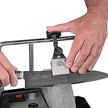 Tormek KJ-140 Wide Centering Knife Jig. For long, flexible knives. The Knife Jig that Turns Your Tormek Sharpening System T-8, T-7, T-4, T-3, etc. into a Professional Knife Sharpener.