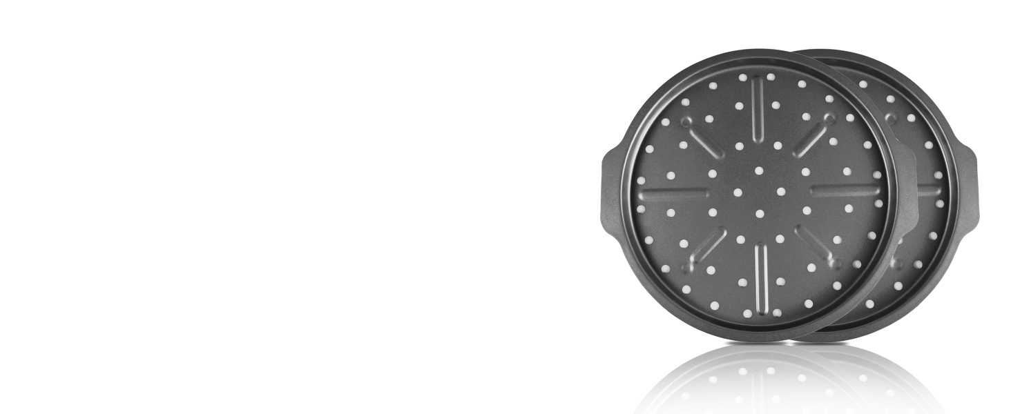 HONGBAKE 2 Pieces Large Flat Cookie Sheet No Edges, Nonstick Insulated Baking Pan, Commercial Oven Trays for Cooking, 16