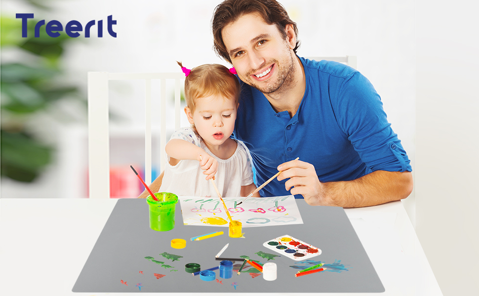 2 Pack Silicone Mats for Kitchen Counter, Treerit 23.62